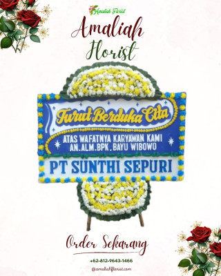 Papan Bunga Duka di Lumar