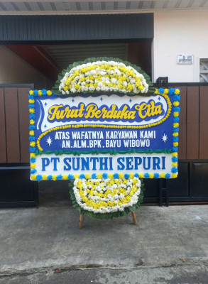 Papan Bunga Duka di Lumar